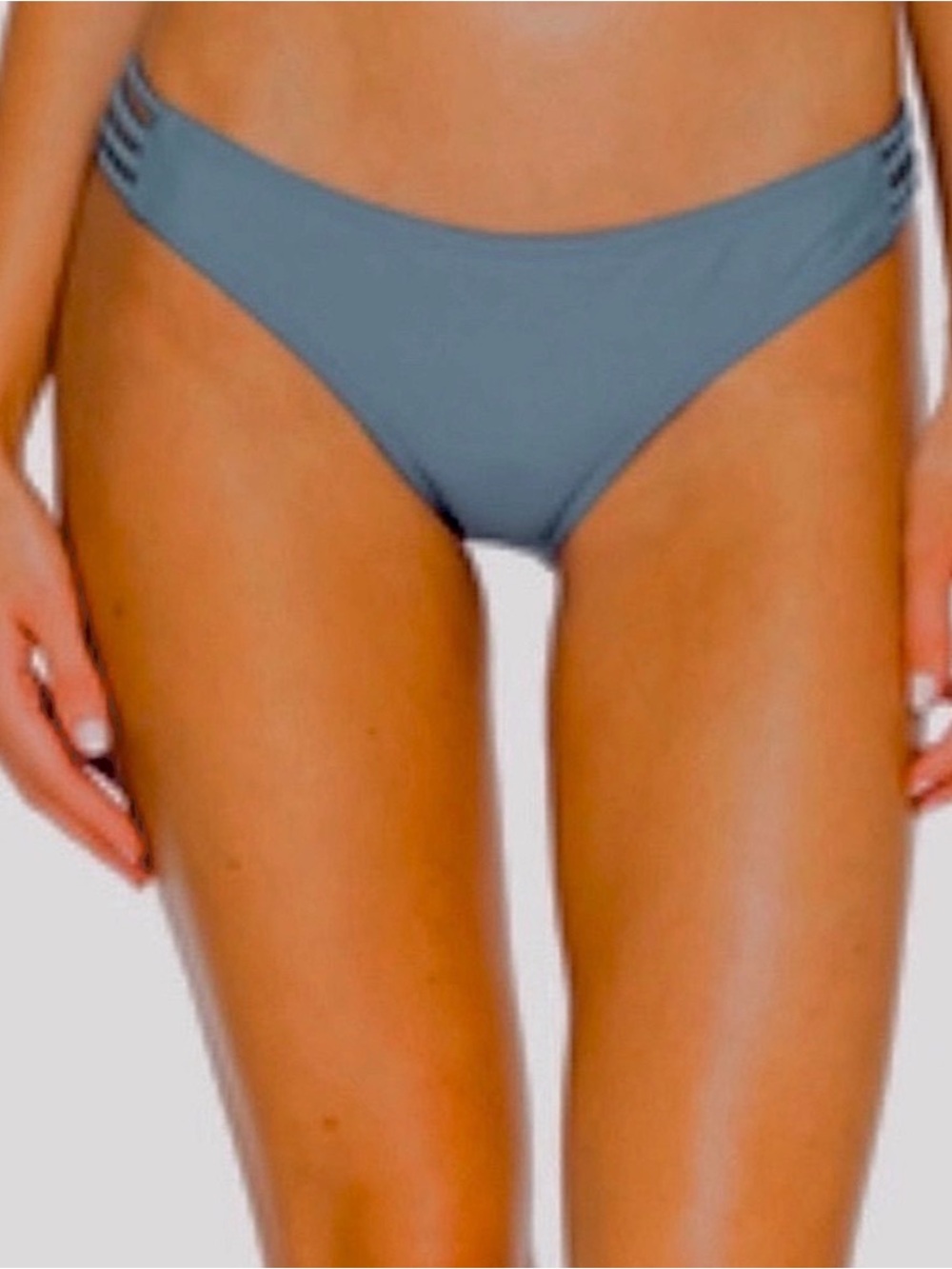 🆕 Damsel Women’s Gray Swim Bikini Bottom